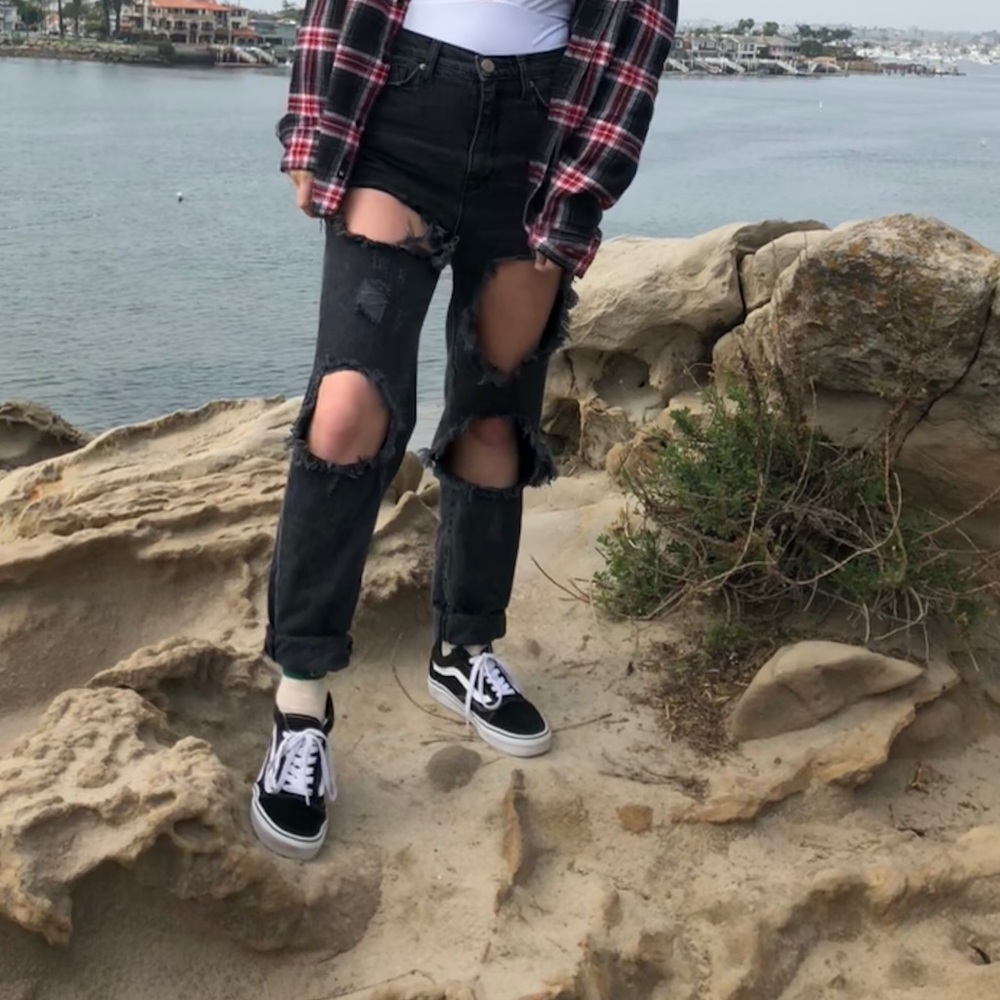 BDG ripped mom jeans